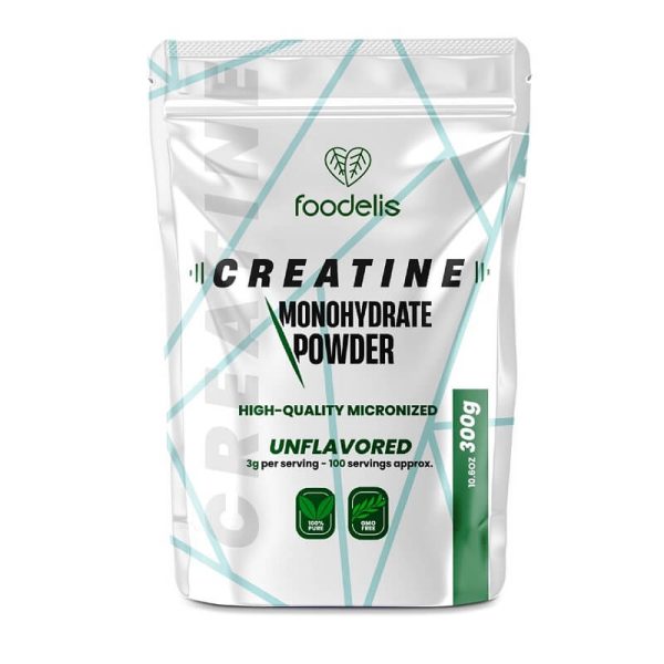 creatina monohydrato foodelis 300g