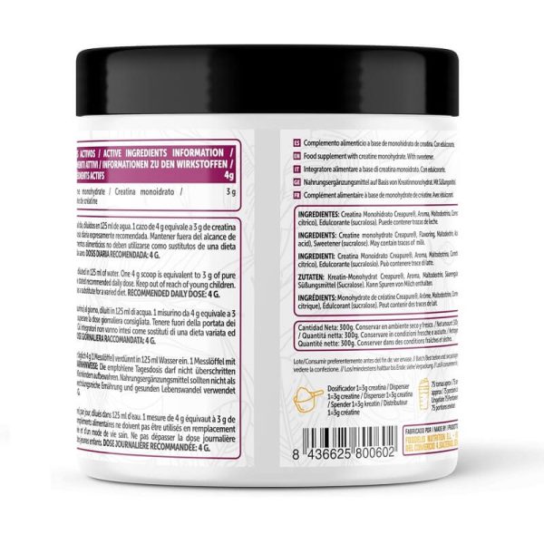 creatina monohydrato foodelis 300g maracuyá