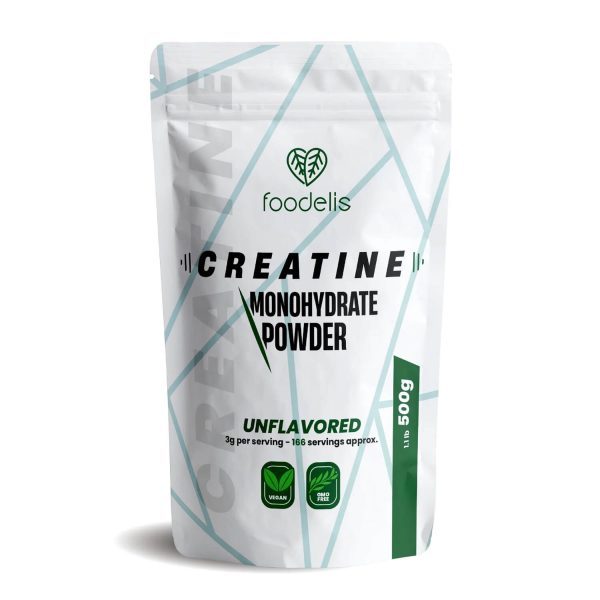 creatina monohydrato foodelis 500g