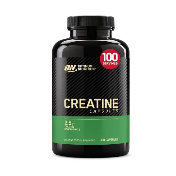 creatina monohydrato optimum nutrition 200 capsulas