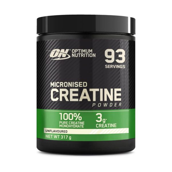 creatina monohydrato optimum nutrition 317g