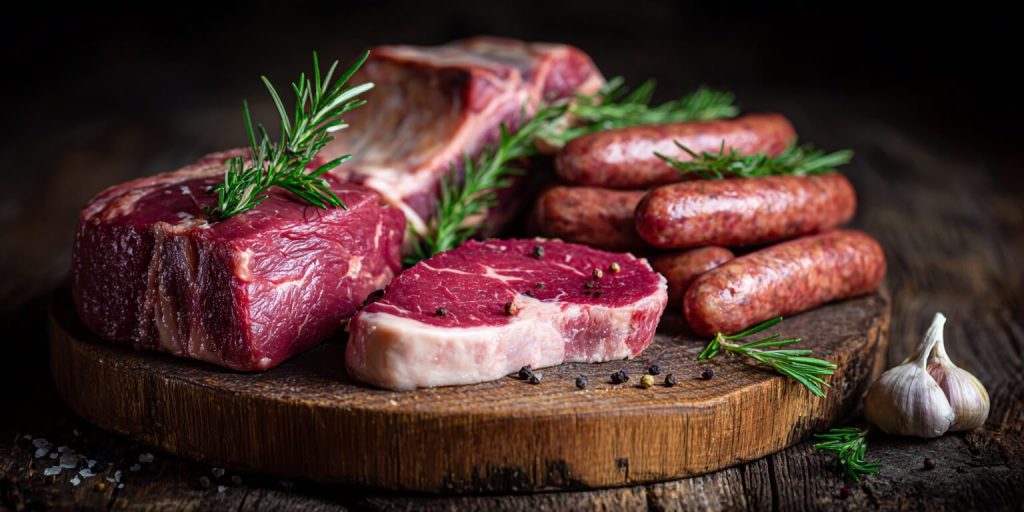 cuanta creatina tiene la carne