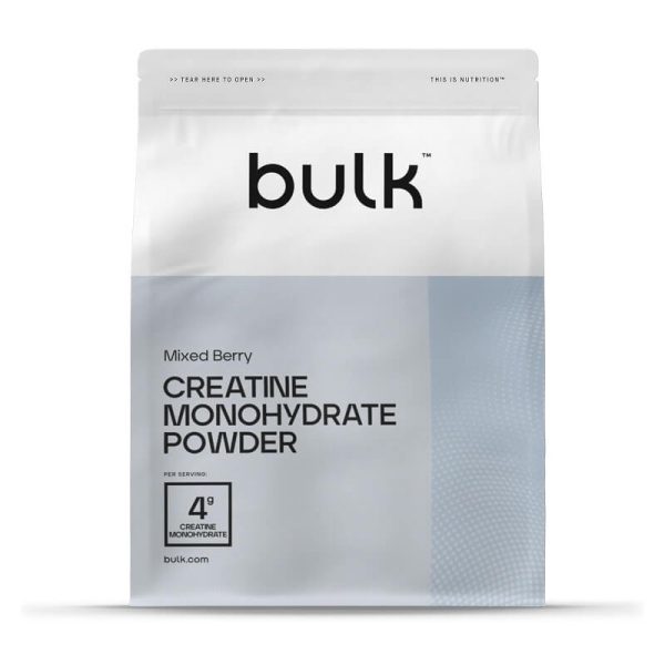 creatina monohidrato bulk 500g frutos del bosque