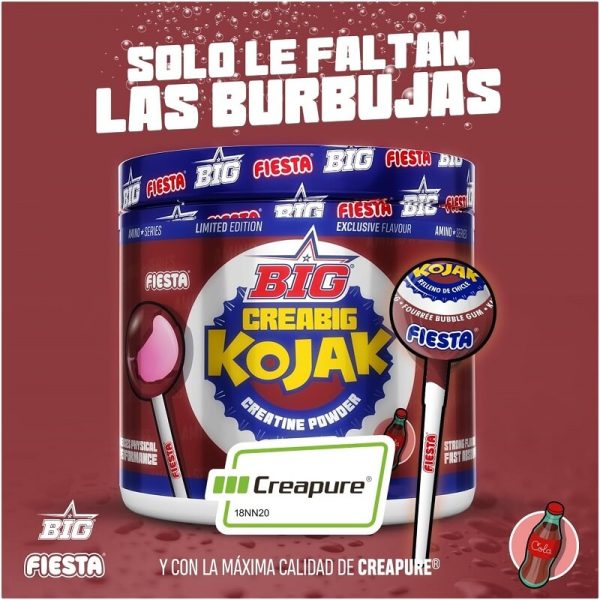 creatina monohidrato creapure big 250g cola