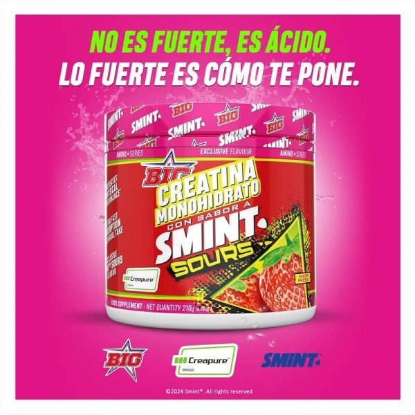 creatina monohidrato creapure big 250g fresa