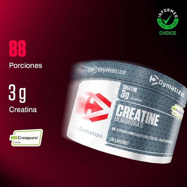 creatina monohidrato creapure dymatize 300g