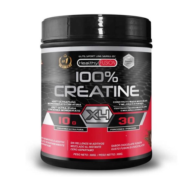 creatina monohidrato healthy fusion 300g chocolate