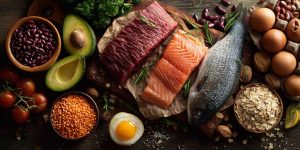 alimentos ricos creatina natural